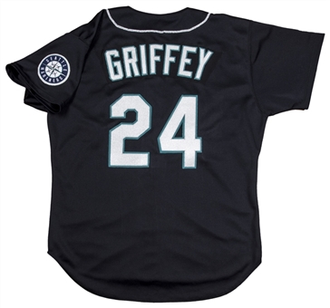 1999 Ken Griffey Jr. Game Used Seattle Mariners Alternate Road Jersey (MEARS)